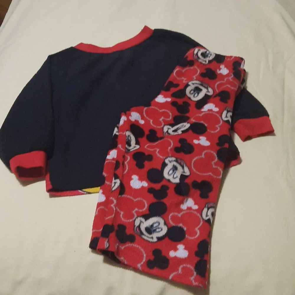 Mickey Mouse fleece pajamas 18 months